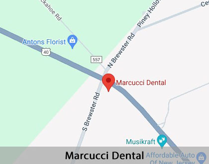 Map image for Dental Restorations in Vineland, NJ